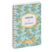 Agenda de poche spiralé Dodo&Cath - 1 semaine sur 2 pages - 9 x 16 cm - cueillir le bonheur - Exacompta