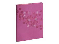 Agenda Sakura Lady 20 - 1 semaine sur 2 pages - 15 x 21 cm - rose - Exacompta
