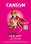 Canson Xsmart - Bloc dessin fan art - 20 feuilles - A4 - 250 gr