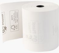 Exacompta - 10 Bobines thermique - rouleau caisse - 80 x 72 x 12 mm - 1 pli - sans phénol - 76 m