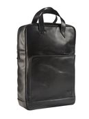 Maverick All Black - Sac à dos pour ordinateur 15.6" - cuir - noir