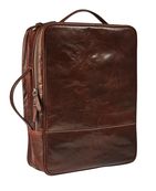Maverick Rough Gear - Sac à dos pour ordinateur 15.6" - cuir - brun