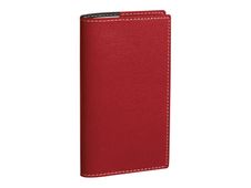 Quo Vadis Club 17 - Répertoire carnet d'adresses 8,8 x 17 cm - ligné - rouge