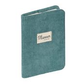 Agenda Colette avec répertoire - 1 semaine sur 2 pages - 10 x 15 cm - vert - Quo Vadis