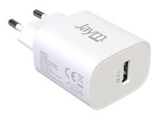 JAYM - Chargeur secteur - USB-A - 12 Watt - blanc
