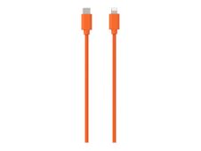 JAYM POP Collection - Câcle USB-C vers Lightning - 1.5 m - orange
