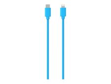 JAYM POP Collection - Câcle USB-C vers Lightning - 1.5 m - bleu
