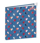 Agenda My Agenda Executif avec poche zip - 1 semaine sur 2 pages - 16 x 16 cm - coeur - Quo Vadis