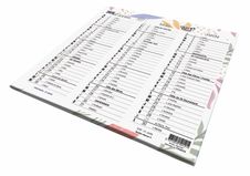 Quo Vadis Exotique - Calendrier origami 3 mois par face - 18 x 36 cm