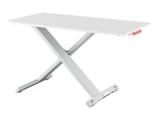 Leitz Ergo - Station de travail assis/debout - hauteur réglable jusqu'à 31 cm - Blanc
