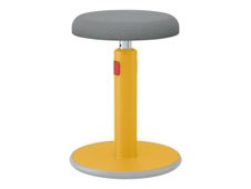 Leitz Ergo - Tabouret ergonomique assis/debout - hauteur réglable jusqu'à 79 cm - Jaune 