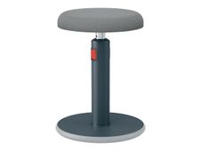 Leitz Ergo - Tabouret ergonomique assis/debout - hauteur réglable jusqu'à 79 cm - gris velours