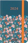 Agenda Anahita - 1 semaine sur 2 pages - 10 x 15 cm - hiver floral - Oberthur