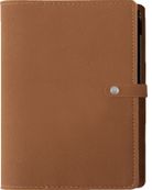 Agenda à spirale Kent - 1 semaine sur 2 pages - 22 x 28 cm - fauve - Oberthur