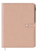 Agenda à spirale Lady Kent - 1 semaine sur 2 pages - 22 x 28 cm - nude - Oberthur