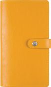 Agenda de poche spiralé Lady Kent - 1 semaine sur 2 pages - 9,5 x 17 cm - safran - Oberthur