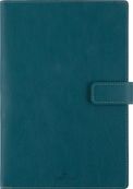 Agenda Milano - 1 semaine sur 2 pages - 17 x 24,5 cm - vert canard - Oberthur