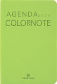 Agenda Colornote - 1 semaine sur 2 pages - 10 x 15 cm - vert pomme - Oberthur