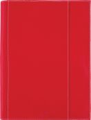 Agenda à spirale Burgos - 1 semaine sur 2 pages - 22 x 28 cm - rouge - Oberthur
