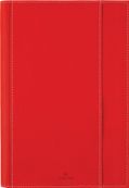 Agenda à spirale Burgos - 1 semaine sur 2 pages - 17 x 24,5 cm - rouge - Oberthur