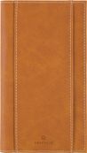 Agenda de poche spiralé Burgos - 1 semaine sur 2 pages - 9,5 x 17 cm - camel - Oberthur