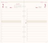 Oberthur - Recharge pour organiseur - 1 jour par page - 9,5 x 19,5 cm