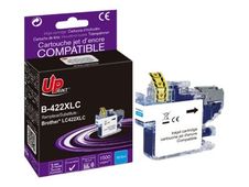 Cartouche compatible Brother LC422XL - cyan - Uprint