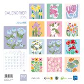 Blue Art Jolane - Calendrier illustré mensuel - 30 x 30 cm