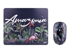 T'nB EXCLUSIV' AMAZONIA - souris sans fil - noir, vert 