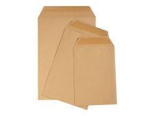 Quantore - 500 Enveloppes 185 x 280 mm - kraft brun - sans fenêtre