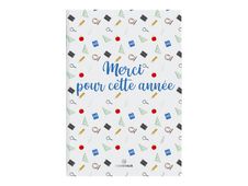 Oberthur Mots doux - Carnet de notes souple - A5 - ligné - 200 pages - merci pour cette année