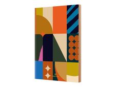Oberthur Malaga - Carnet de notes souple - A5 - ligné - 200 pages - géométrique