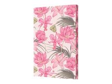Oberthur Malaga - Carnet de notes souple - A5 - ligné - 200 pages - pivoines