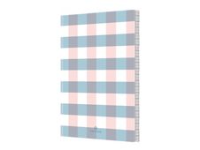 Oberthur Malaga - Carnet de notes souple - A5 - ligné - 200 pages - vichy