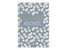 Oberthur Mots doux - Carnet de notes souple - A5 - ligné - 200 pages - nounou adorée