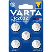 VARTA CR2032 - 4+1 piles boutons - 3V