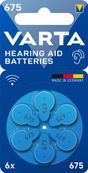VARTA - Lot de 6 piles auditives ZA675/PR44 