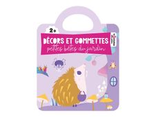 Décors et gommettes - petites bêtes du jardin - Livre d'activités