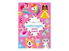 Coloriages Pixels Kawaii - Livre à colorier