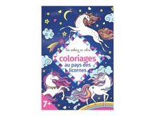 Au pays des licornes - par Notaert Amandine - livre à colorier