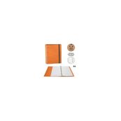 Ringbook 4 anillas 100h c/goma reciclado eco naranja