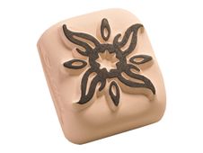 LaDot - Pierre pour tatouage éphémère - en céramique - taille L (4 x 5 cm) - soleil