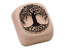 LaDot - Pierre pour tatouage éphémère - en céramique - taille L (4 x 5 cm) - arbre de vie