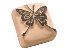 LaDot - Pierre pour tatouage éphémère - en céramique - taille L (4 x 5 cm) - papillon 