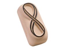 LaDot - Pierre pour tatouage éphémère - en céramique - taille M (2 x 4 cm) - infini