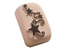 LaDot - Pierre pour tatouage éphémère - en céramique - taille M (2 x 4 cm) - étoiles tribales 