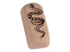 LaDot - Pierre pour tatouage éphémère - en céramique - taille M (2 x 4 cm) - serpent 