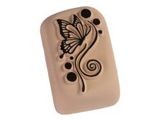 LaDot - Pierre pour tatouage éphémère - en céramique - taille M (2 x 4 cm) - curly papillon
