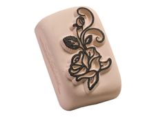 LaDot - Pierre pour tatouage éphémère - en céramique - taille M (2 x 4 cm) - grande rose