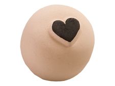 LaDot - Pierre pour tatouage éphémère - en céramique - taille S (2,2 x 2,2 cm) - cœur plein